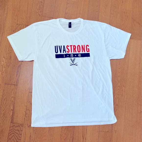 Authentic UVA Strong White T-Shirt - Picture 1 of 3